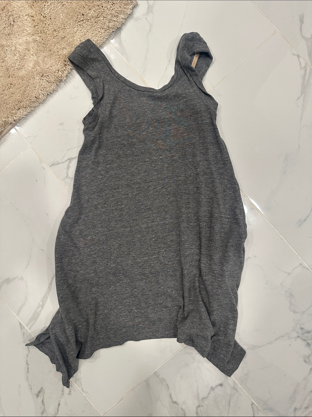 Alternative Gray Scoop Neck Tank